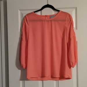 Coral Skies are Blue Blouse